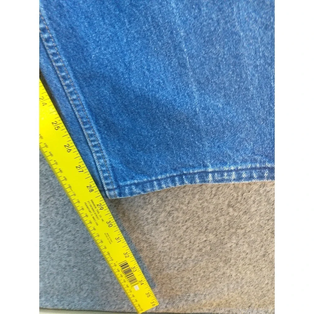 Levis 517 Orange Tab Mens 42x29 Medium Wash Blue Bootcut Jeans Vintage Made USA